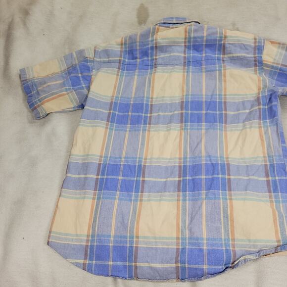 Wrangler Twenty X Shirt Mens Sz Large Long Sleeve Plaid Button Down Grunge Y2k - Picture 15 of 15
